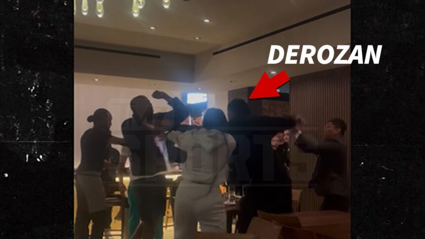 DeMar DeRozan entra in alterco fisico nel ristorante sushi, in video
