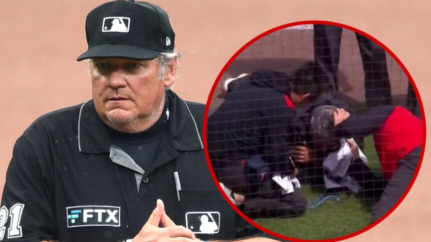 MLB Umpire Hunter Wendelstedt ha colpito la testa di linea, lascia il gioco
