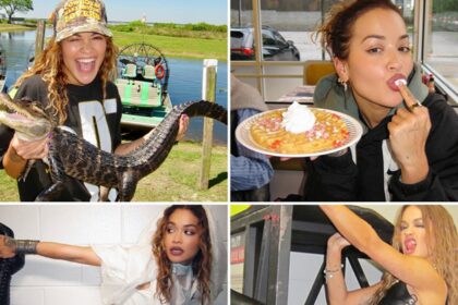 Rita Ora si dirige verso sud durante il tour con Kylie Minogue