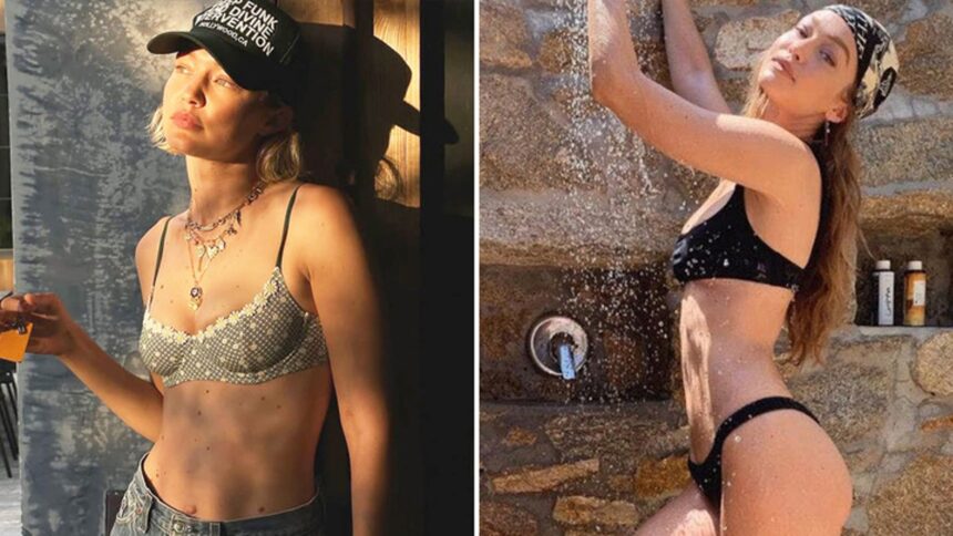 Gigi Hadid Hot Shots per dare il via al suo trentesimo compleanno!