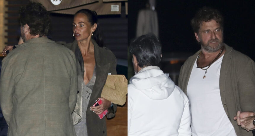 Gerard Butler e fidanzata di vecchia data Morgan Brown escono per appuntamento notturno a Nobu