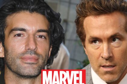 Justin Baldoni che rafforza con la meraviglia su Ryan Reynolds NicePool personaggio
