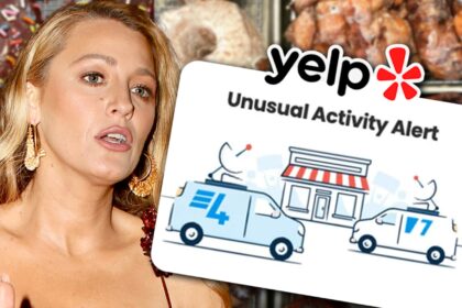 I capelli a flusso libero di Blake Lively conducono all'indagine del negozio di ciambelle