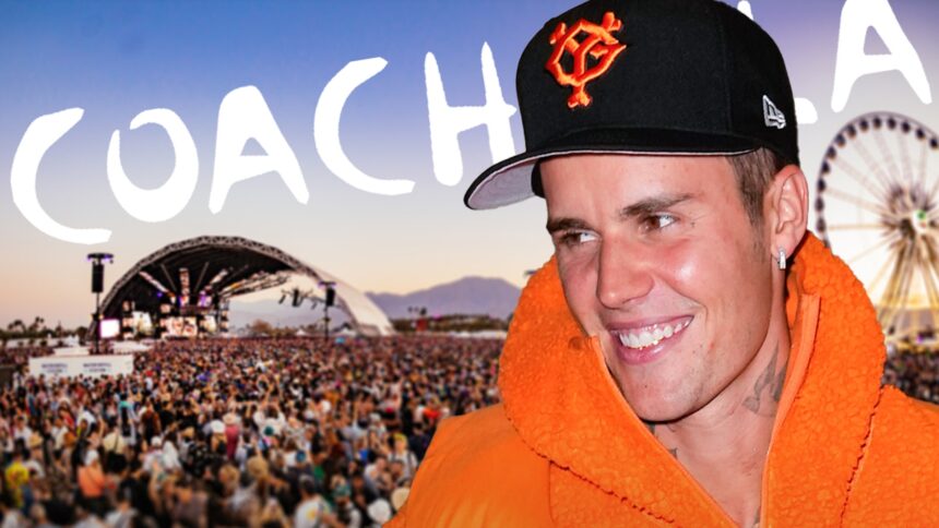 Justin Bieber organizza una festa di coachella privata al Festival Fairgrounds