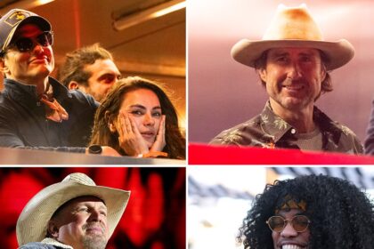 StageCoach Day 3 vede le celebrità uscire, Ashton Kutcher, Mila Kunis e altro