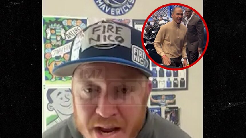 Il fan di Mavs dice che il telefono è stato preso, distrutto dopo l'incidente di "Fire Nico", prevede di presentare il rapporto della polizia