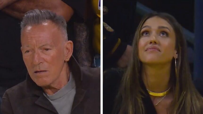 Bruce Springsteen, Jessica Alba tra le celebrità al gioco Lakers