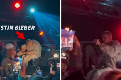 Justin Bieber Vibes alla possesso di musica al venerdì sera nel deserto, in video