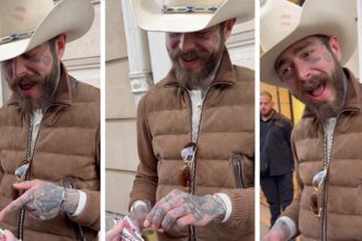 Post Malone ama il trucco magico a Parigi
