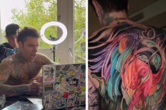 Fedez si fa tatuare ancora: poi mostra il risultato, il disegno ultimato e la nuova frase - Gossip.it