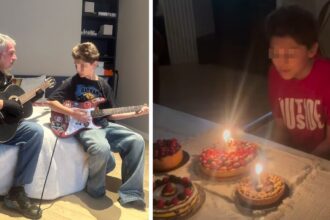 Santiago De Martino compie 12 anni e Belen Rodriguez organizza una cena casalinga con 4 torte diverse: guarda - Gossip.it