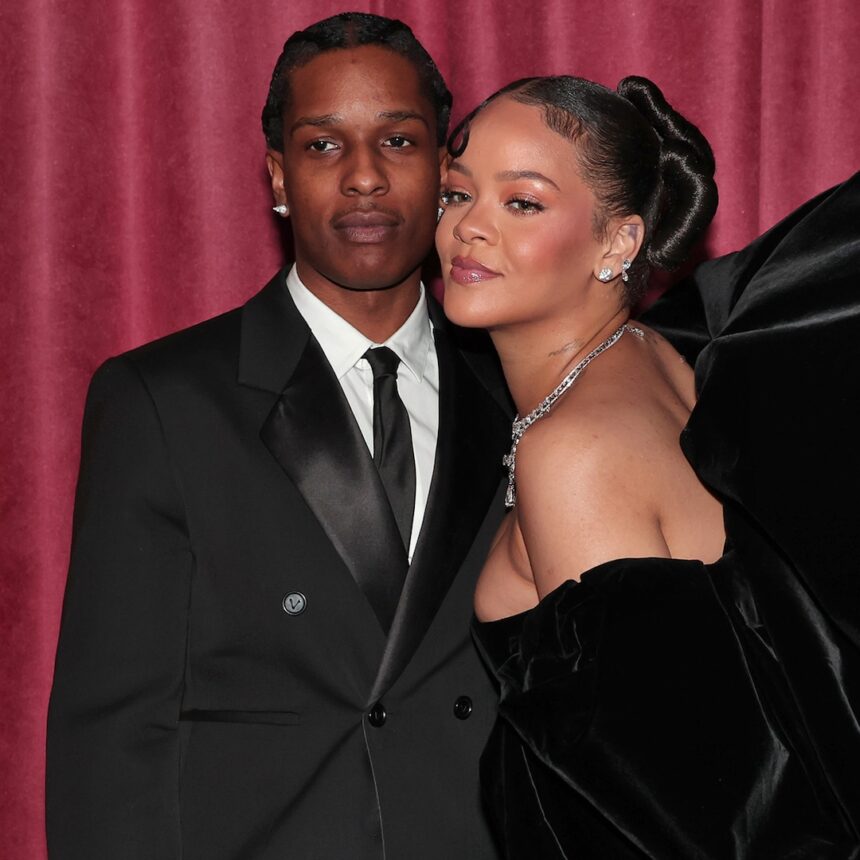 A $ AP Rocky Dettagli legami con il suo, i figli di Rihanna Rza & Riot