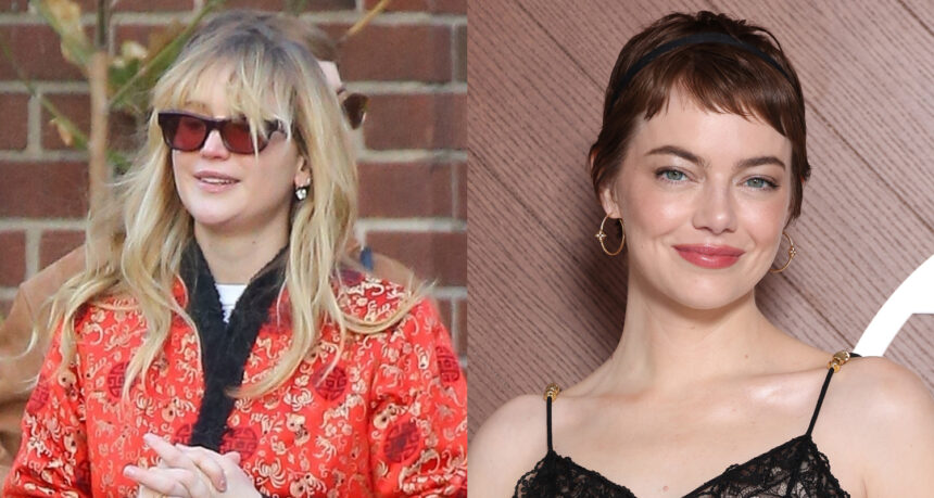Jennifer Lawrence si incontra con la migliore amica Emma Stone per cena a New York