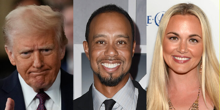 Donald Trump reagisce al romanticismo di Vanessa Trump e Tiger Woods: "Sono molto felice per loro"