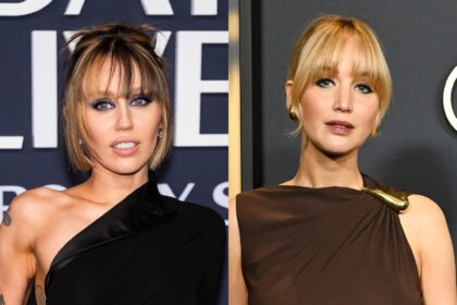 Miley Cyrus si rivolge al vestito "fiori" Jennifer Lawrence Rumor