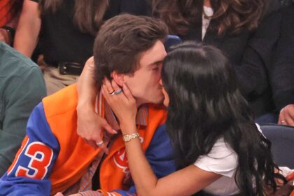 Timothée Chalamet Porta buona fortuna Kylie Jenner a Knicks-Pacers Playoff Game