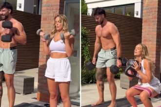 Coppia di "Love Island" Millie Court e Sesh di allenamento di Liam Reardon!