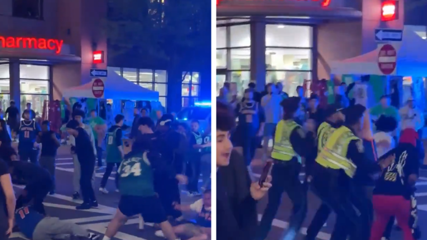 Knicks, i fan dei Celtics si risuonano in strade dopo un intenso gioco di playoff