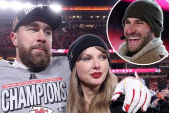 Cousins ​​Kirk della NFL su Taylor Swift, Travis Kelce Back Hair