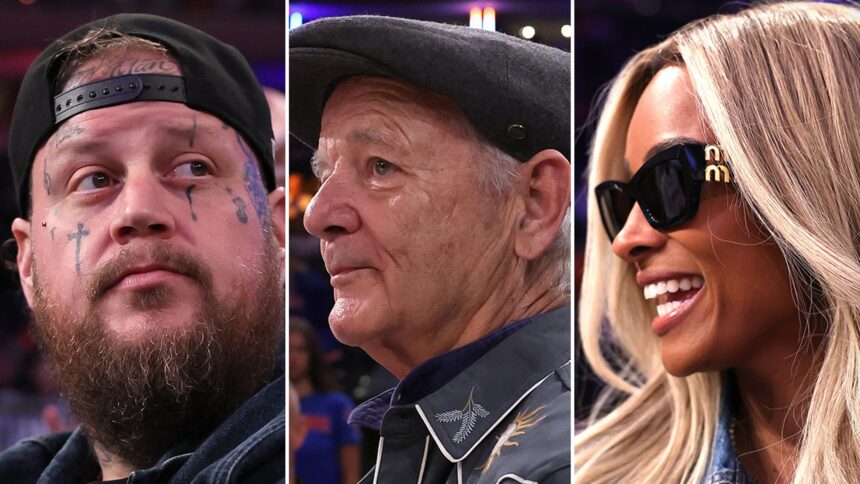 Celebs Pack Knicks gioco da guardare sconvolto da pacers
