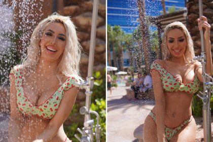Farrah Abraham pone a bordo piscina a Las Vegas