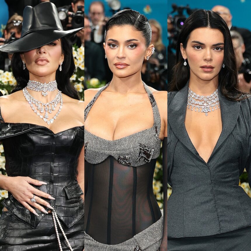 Guarda look da tappeto rosso della mascella dei Kardashian-Jenners