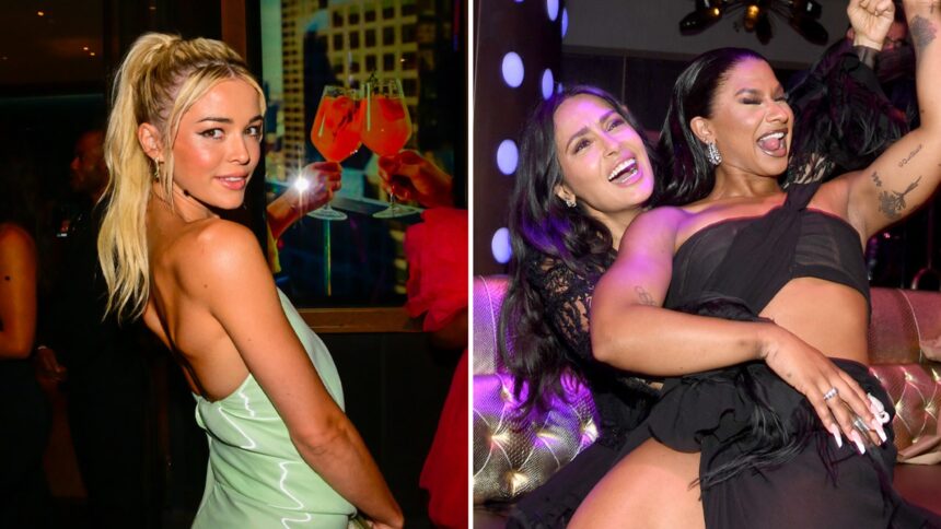 Livvy Dunne, Salma Hayek stord a Sports Illustrated Swimsuit Issue Launch Party