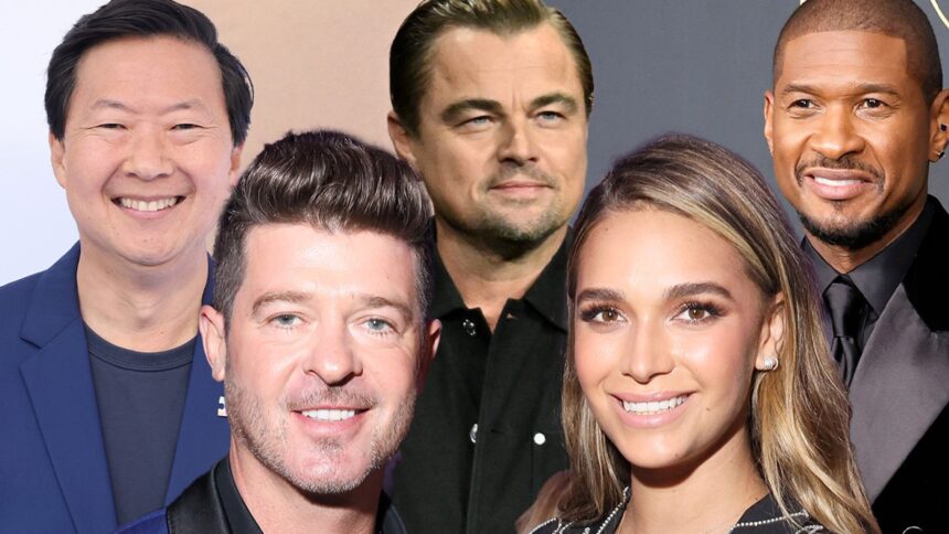 Robin Thicke, April Love Geary Wedding Guest List include Leo, Usher, Ken Jeong