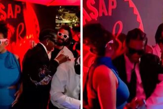 Rihanna e A $ AP Rocky Party in DJ Booth alla festa di Cannes, nuovo video