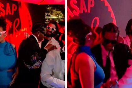 Rihanna e A $ AP Rocky Party in DJ Booth alla festa di Cannes, nuovo video