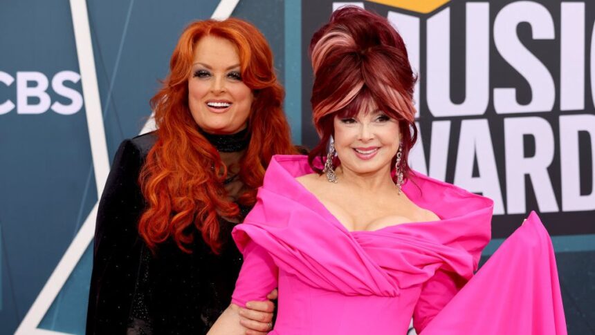 NASHVILLE, TENNESSEE - APRIL 11: (L-R) Wynonna Judd and Naomi Judd attend the 2022 CMT Music Awards at Nashville Municipal Auditorium on April 11, 2022 in Nashville, Tennessee. (Photo by Jason Kempin/Getty Images for CMT)