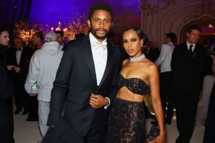 NEW YORK, NEW YORK - MAY 01: (L-R) Nnamdi Asomugha and Kerry Washington attend The 2023 Met Gala Celebrating "Karl Lagerfeld: A Line Of Beauty" at The Metropolitan Museum of Art on May 01, 2023 in New York City. (Photo by Arturo Holmes/MG23/Getty Images for The Met Museum/Vogue)