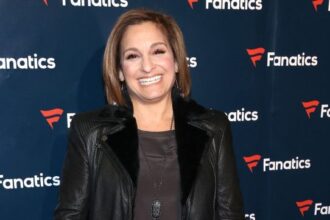 HOUSTON, TX - FEBRUARY 04:  Former Olympic gymnast Mary Lou Retton arrives for the Fanatics Super Bowl Party at Ballroom at Bayou Place on February 4, 2017 in Houston, Texas.  (Photo by Robin Marchant/Getty Images for Fanatics)