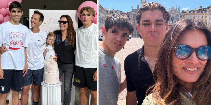Alena Seredova riunisce tutta la famiglia per il compleanno della figlia, i suoi ragazzi avuti con Buffon sono diventati altissimi! Foto - Gossip.it