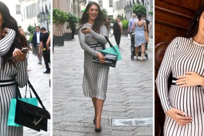 Cecilia Rodriguez paparazzata in centro a Milano col pancione tra un impegno e l'altro: la sorella di Belen iperattiva anche in gravidanza, foto - Gossip.it