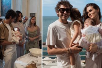 Valentino Rossi e Francesca Sofia Novello festeggiano il battesimo della secondogenita Gabriella con un pranzo elegantissimo al mare in Romagna - Gossip.it