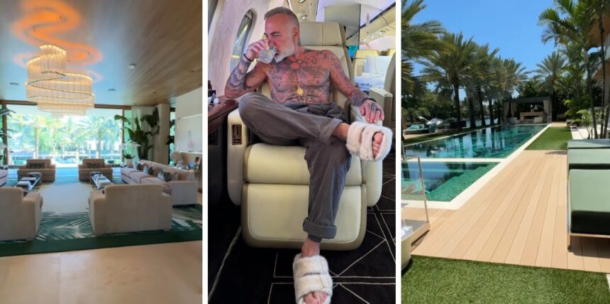 Gianluca Vacchi mostra alcuni particolari della sua villa extra lusso a Miami: dalla piscina all’immensa palestra, foto - Gossip.it