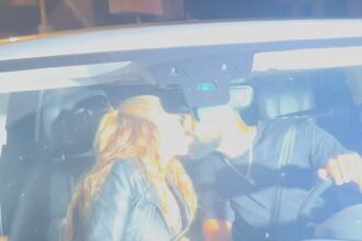 Larsa Pippen e Jeff Coby condividono il bacio appassionato dopo la cena romantica