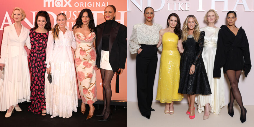 Sarah Jessica Parker & "e proprio così" le co -protagonisti continuano il promo di Parigi - vedi tutta la moda!