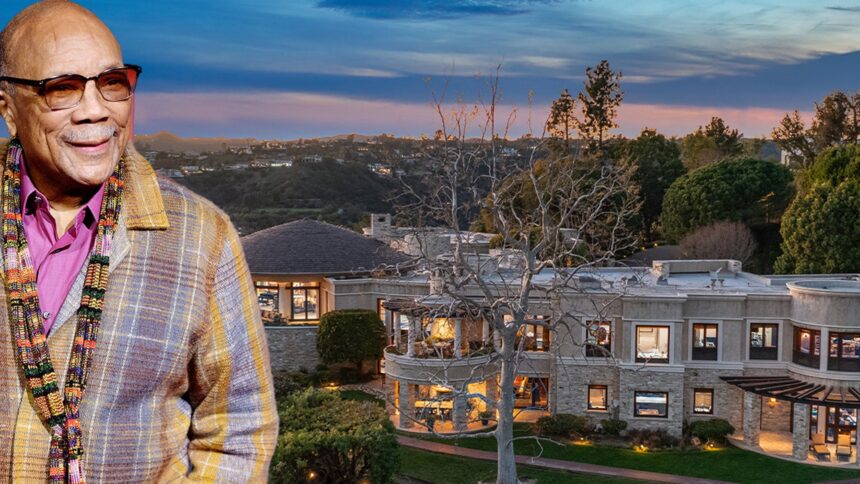 Quincy Jones Bel Air Mansion colpisce il mercato per $ 60 milioni