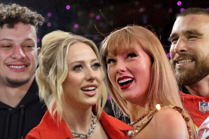 Travis Kelce, Patrick e Brittany Mahomes celebrano l'accordo Masters di Taylor Swift
