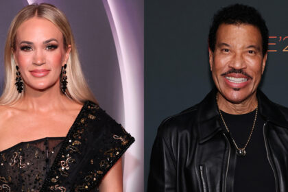 I giudici "American Idol" Carrie Underwood e Lionel Richie reagiscono al viaggio spaziale Blue Origin di Katy Perry