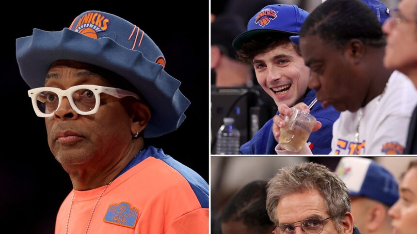 Timothée Chalamet, Spike Lee e More Stars partecipano a Knicks vs Celtics Playoff Game