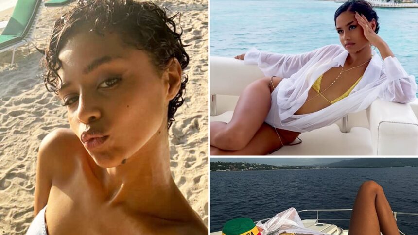 Tyla è troppo calda per gestire la giamaica vacanza ... ya mon!