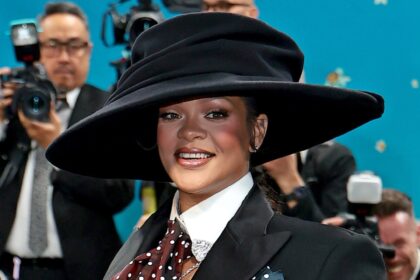 Mashi incinta del tappeto rosso Rihanna