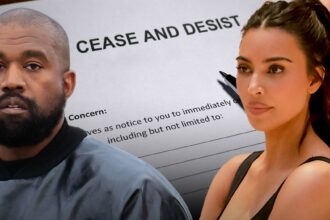 Kanye West spara di cessare e desistere a Kim Kardashian per i loro figli