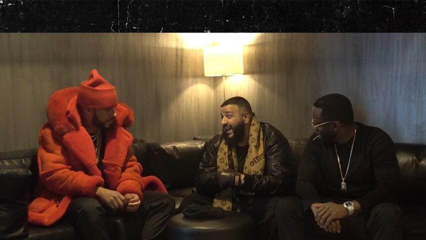 Diddy in intenso convo con il Montana francese, DJ Khaled al Super Bowl Lii Party, Video esclusivo