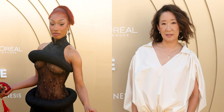 La reazione di Megan Thee Stallion per incontrare Sandra Oh al Gold House Gala è assolutamente sorprendente - Guarda ora!