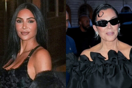Kim Kardashian e la mamma Kris Jenner hanno colpito la città per cena a Parigi