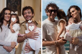 Le foto del battesimo in Romagna della piccola Gabriella la figlia di Valentino Rossi e Francesca Sofia Novello - Gossip.it